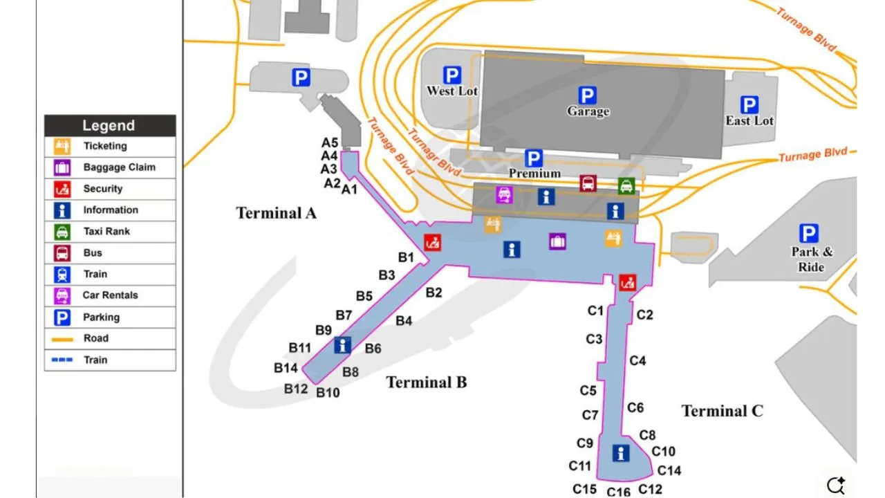 Pbi Airport Tsa Wait Times Map